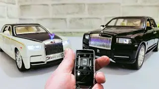 ROLLS ROYCE PHANTOM || ROLLS ROYCE CULLINAN BLACK || Die Cast Model Car Scale 1:24 || #car #diecast