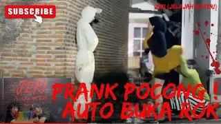 PRANK POCONG - AUTO DIBUKA ROK NYA !!! | REACTION VIDEO