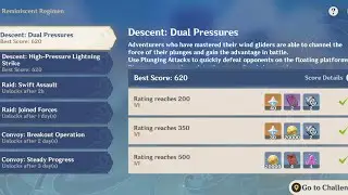 [Genshin Impact] Event: Reminiscent Regimen | Descent: Dual Pressures