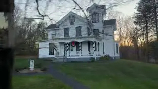 Driving through Pawling NY Dutchess County New York State USA Hudson Valley region November 19 2022