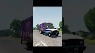 Derrapando con camión en BeamNG #shorts