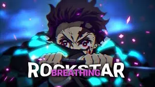 Rockstar Breathing - Demon slayer @kyzo4129 collab #KYZOC3 [AMV/Edit]! Alight Motion