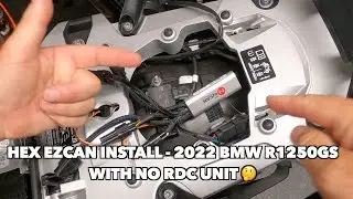 Installing the Hex ezCan on my 2022 BMW R1250GS- WITH NO RDC UNIT🤔