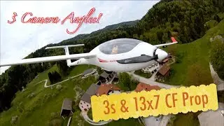 HK / Volantex / Lanyu ASW28 V2 - 13x7 CF Prop on 3s - Test Flight