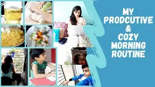 Indian Mom's Morning Vlog | Calm, cozy, productive and busy routine | 9-5 work from home routine