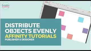 How to Evenly Distribute Objects in Affinity