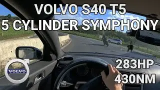 5 Cylinder Symphony | PURE EXHAUST & INTAKE SOUND | VOLVO S40 T5 | STAGE 1+