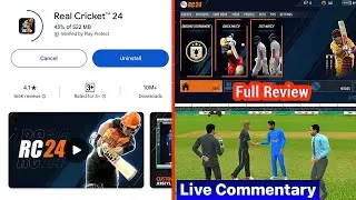Real Cricket 24 Release on Playstore | Real Cricket 24 Full Review | Real Cricket 24 Download | RC22