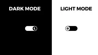 How to make a simple Light-Dark mode toggle icon using HTML, CSS and Javascript