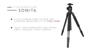 Somita ST-333 Professional Carbon Fiber Tripod for Photography and VIdeography Review and How To