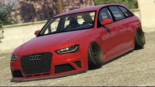 GTA V | Audi RS4 Stanced ( Cinematic / Chill Edit )