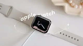 apple watch series 7 unboxing + mini review ⌚️✨