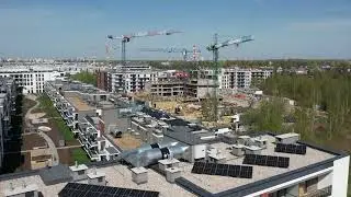Inwestycja Royal Residence ROBYG w Wilanowie - postęp prac na budowie, kwiecień 2024 r.