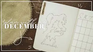 December Plan With Me in my Husband's Bullet Journal (Quick + Minimal)
