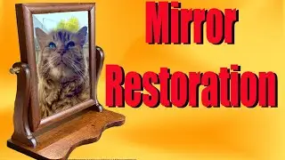 Dresser mirror makeover