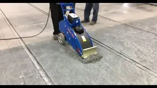 Beaver 300 Floor Scraper - On Paint Overspray - Removal of Paint