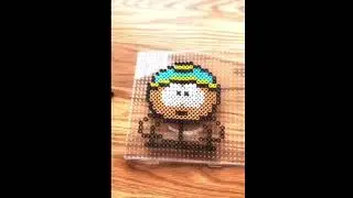 💫Making Cartman from South Park in perler beads💫 #fypシ #viral #cartman #southpark #perlerbeads