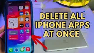 How to Delete All iPhone Apps At One Click !! Delete All iPhone Apps At Once !! iOS 17