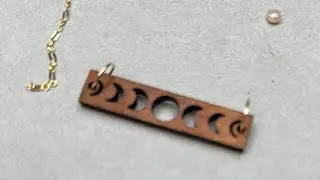 I Made Moon Phase Necklaces Using Only DIY Tools