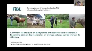 Panorama général des recherches en élevage et focus sur les travaux de sélection des races.