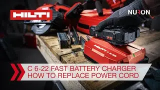 Hilti Nuron C 6-22 Battery Charger - How to replace power cord