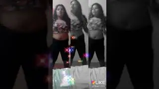 Niña bailando de los bailes like
