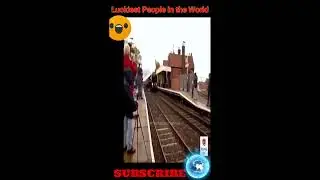 Luckiest people in the world | lucky people caught on camera | one in a trillion moments #shorts