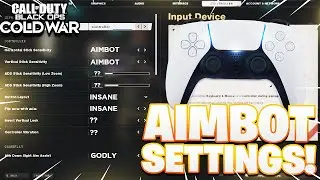 the BEST SETTINGS for BLACK OPS COLD WAR (BEST DEADZONE, SENSITIVITY, AUDIO SETTINGS)