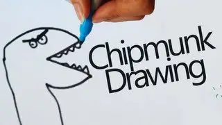 CHIPMUNK DRAWING - Girl Play w/ KrayzeeGamer