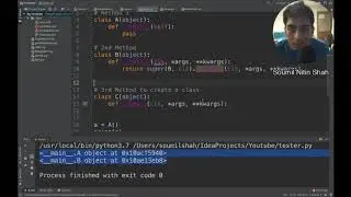 Advance Python Programming with Meta class and Design Pattern | 3 ways of creating class #3
