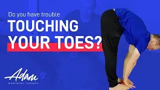 Touch Your Toes Using Only 3 Exercises (No Stretching)
