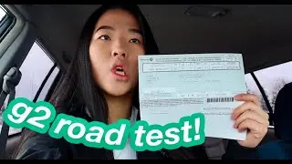 taking my G2 ROAD TEST + HIGHSCHOOL day vlog!!