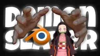 This Is How I Created Nezuko From Demon Slayer In Blender