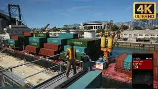 GTA 5 | Scouting the Port | Ultra Realistic Graphics Gameplay 4K 60FPS Showcase