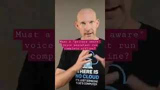Must privacy aware voice assistants run completely offline? 