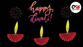 DIY Paper Diya Craft for Diwali | Easy and Beautiful Paper Diya Decoration