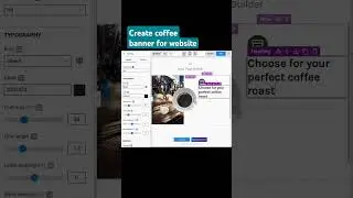 Create coffee banner for Shopify/BigCommerce. Learn more: zenobuilder.com