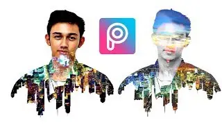 Cara edit Foto double Exposure Effect di PicsArt Android|IOS