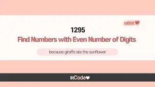 leetcode - 1295 Find Numbers with Even Number of Digits JavaScript Solution