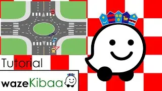 Waze Map Editor Tutorial #5 - How to Create Roundabout