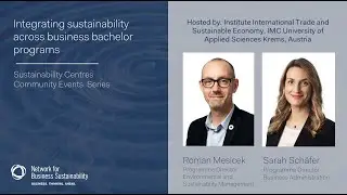 Student Engagement Series: Integrating sustainability across business bachelor programs
