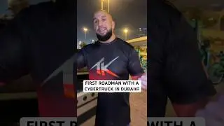 FIRST ROADMAN WITH A CYBERTRUCK IN DUBAI #a12funny #gangmembergideon #cybertruck #dubai #comedy #uk
