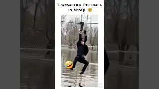 Transaction Rollback on error in MySQL | Transaction in MySQL #mysql #funnyvideo #shorts #short