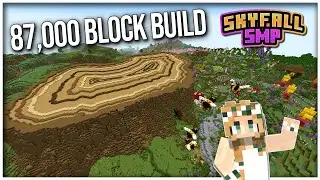 87,000 Block MEGA Tree Stump Build – Final Episode of Skyfall SMP!
