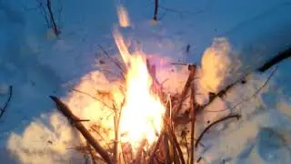 Как я разжигаю костер