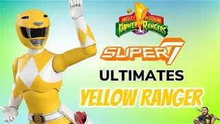 Super7 Ultimates Mighty Morphin Power Rangers Yellow Ranger review & Lightning Collection comparison