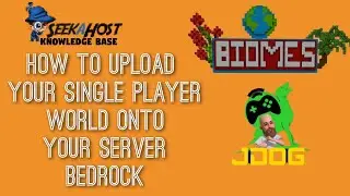 How to Move a Single Player World to a Server. Bedrock, Windows 10. SeekaHost Knowledge Base