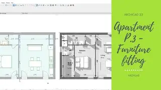 Archicad 22 | Apartment P.3 - Furniture fitting 📐
