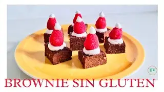 BROWNIE SALUDABLE/sin gluten/sin azúcar/sin lácteos