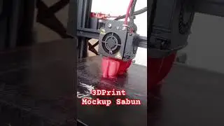 Mockup Sabun posisi standing dengan support #3dprinting #mockup